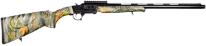 ATI ATIG12NMD23C Nomad  12 Gauge Break Open 3″ 1 Shotgun Shell  23″ Matte Black Single Shot Vent Rib Barrel  Matte Black Receiver  Camo Fixed w/Saddle Mount Synthetic Stock