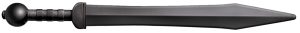 Cold Steel CS92BKGM Gladius Trainer Sword Black Polypropylene 31" OAL