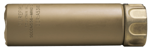 SureFire SOCOM556MINI2DE SOCOM556-MINI2  5.56x45mm NATO 1.50″ Diameter Dark Earth Aluminum/Stainless Steel