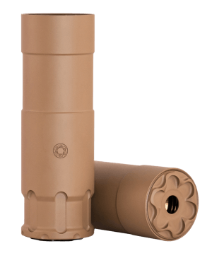 Rugged Suppressor OCUFDE22 Oculus22  22 LR 1.06″ Flat Dark Earth Cerakote 17-4 Stainless Steel 1/2″-28 tpi