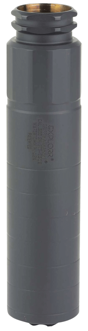 Griffin Armament GAET3W Explorr  30 Cal (7.62mm) Rated Up To 300 Win Mag  6.50″ L  Black Stainless Steel  5/8″-24 tpi Taper Mount EZ Brake