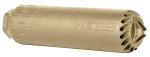 Huxwrx Safety CO 2747 FLOW 762 TI  30 Cal (7.62mm)  6.70″ FDE Titanium  5/8″-24 tpi QD Mount