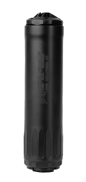 Huxwrx 2237 Ventum  30 Cal (7.62mm)  6.70" Black Stainless Steel/Titanium  5/8"-24 tpi DT Mount