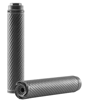 PTR V35560101 Vent 3 22 Cal (5.56mm)  7.41″ L Black 3D Printed Titanium  Includes 1/2″-28 Direct Thread Mount