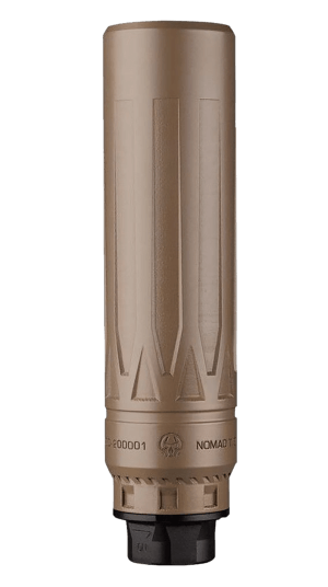 Dead Air NOMADTIXCDTFDE Nomad TI XC FDE 7.62mm Silencer w/ Direct Thread 5/8-24 Hub Mount