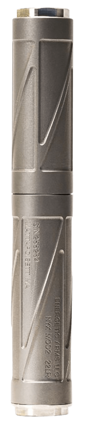 Energetic Armament EA02 NYX Mod 2 Suppressors 22LR 1/2×28 Bead Blast
