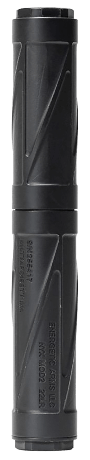 Energetic Armament EA03 NYX Mod 2 Suppressors 22LR 1/2×28 Black Cerakote
