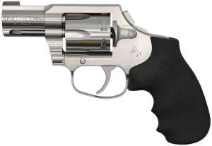 Colt Mfg KCOBRASM2BB King Cobra  Small 357 Mag 6 Shot 2″ Matte Stainless Steel Barrel  Cylinder Frame  Black Hogue Overmolded Grips  Concealed Hammer