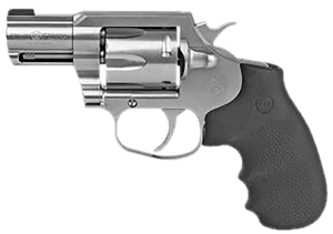 Colt Mfg KCOBRASM2BBS King Cobra  Small 357 Mag 6 Shot 2″ Matte Stainless Steel Barrel  Cylinder Frame  Black Hogue Overmolded Grips  Exposed Hammer