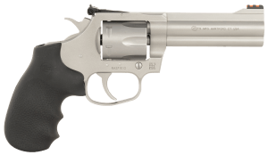 Colt Mfg KCOBRASM4RTS King Cobra Target 357 Mag 6 Shot 4.25″ Matte Stainless Steel Barrel  Cylinder & Frame  Black Hogue Overmolded Grips  Exposed Hammer