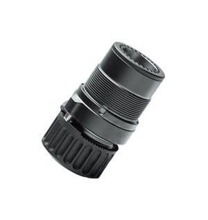 B&T Firearms SD-145504 HUB Adapter  7.62 Black Titanium/Stainless Steel