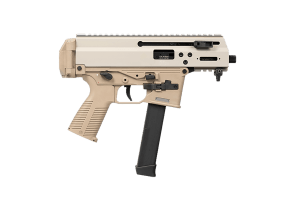 B&T Firearms BT-36045-G-CT APC 9K 9mm Luger Black Barrel M-LOK Handguard Coyote Tan Cerakote Picatinny Rail Receiver M4 Compatible Grip