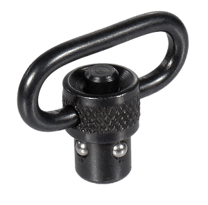 Leapers TLQDSW08A QD Sling Swivel  Black 1″ Push Button Steel