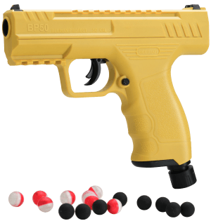 BEE 6055 BP50.50CAL PROJCT LAUNCHER CO2 YLLW COMBO BEE 6055 BP50.50CAL PROJCT LAUNCHER CO2 YLLW COMBO