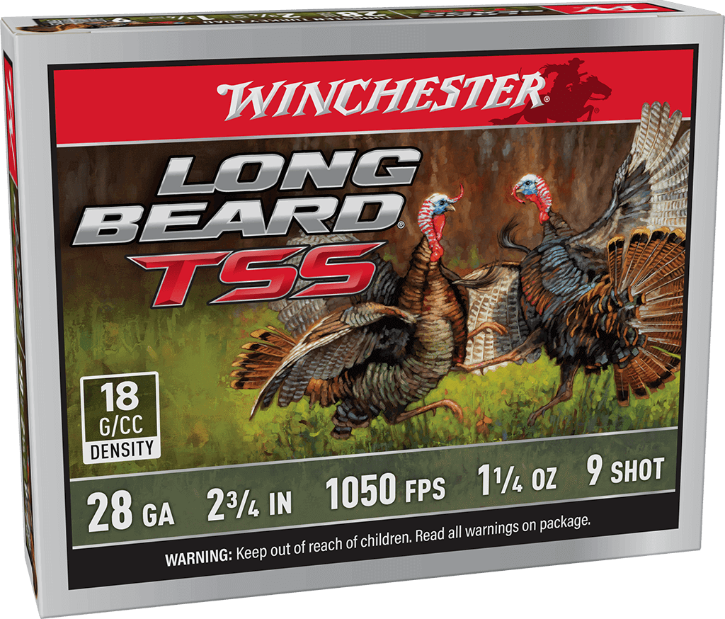 Winchester Ammo LBTSS289 Long Beard TSS 28Gauge 2.75″ 1 1/4oz Tungsten 9Shot 5 Per Box/10 Case Winchester Ammo LBTSS289 Long Beard TSS 28Gauge 2.75″ 1 1/4oz Tungsten 9Shot 5 Per Box/10 Case