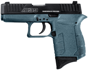 Diamondback DB0200P251 DB9 Gen4 Jesse James Micro-Compact Frame 9mm Luger 6+1 3.10" Black Nitride Stainless Steel Barrel & Serrated Slide Civil Defense Blue Cerakote Polymer Frame w/Beavertail
