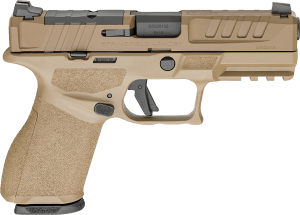 Springfield Armory EC9409FU Echelon 4.0 Compact 9mm Luger 18+1 4″ Black Melonite Steel Barrel  Flat Dark Earth Cerakote Optic Ready/Serrated Steel Slide  Flat Dark Earth Cerakote Polymer Frame w/Picatinny Rail  Textured Grip