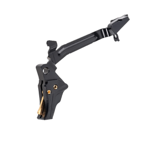 Tyrant CNC TDGTRIG34BLACKGOLDBAR I.T.T.S Trigger/Bar Black/Gold Fits Glock Gen3-4 Tyrant CNC TDGTRIG34BLACKGOLDBAR I.T.T.S Trigger/Bar Black/Gold Fits Glock Gen3-4