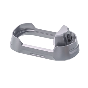 Tyrant CNC TDG17MWG4GREYBLACKSCRE  Magwell Fits Glock 17 Gen4 Grey Aluminum