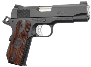 Ed Brown KCG425 Kobra Carry 25th Anniversary Commander Frame 45 ACP 4.25ā³ Stainless Recessed Crown Barrel Black Gen4 Serrated Carbon Steel Slide & Frame Engraved w/ā25th Anniversaryā Double Diamond Checkered Cocobolo w/EB Logo Grip Right Hand Ed Brown KCG425 Kobra Carry 25th Anniversary Commander Frame 45 ACP 4.25ā³ Stainless Recessed Crown Barrel Black Gen4 Serrated Carbon Steel Slide & Frame Engraved w/ā25th Anniversaryā Double Diamond Checkered Cocobolo w/EB Logo Grip Right Hand