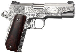 Ed Brown KCSSSIG Kobra Carry Signature Edition 45 ACP 7+1 4.25ā³ Stainless Recessed Crown Barrel Engraved Serrated Stainless Steel Slide & Frame w/Beavertail Cocobolo Grip Ed Brown KCSSSIG Kobra Carry Signature Edition 45 ACP 7+1 4.25ā³ Stainless Recessed Crown Barrel Engraved Serrated Stainless Steel Slide & Frame w/Beavertail Cocobolo Grip