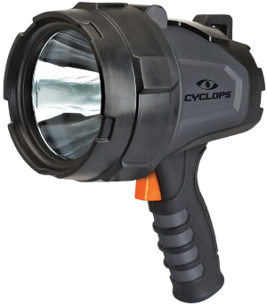 Walker’s CYC1000HHS Cyclops Spotlight Black 1000 Lumens LED Polymer 550 Meters