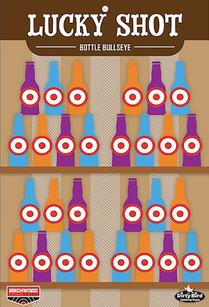 Birchwood Casey BC-35772 Dirty Bird Target Lucky Shot Bottles 12″ x 18″ 6 Pack