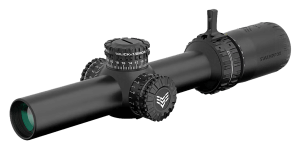 Swampfox Optics ARH11024GL Arrowhead Black 1-10x24mm 30mm Tube Guerrilla Dot MIL Green Reticle Swampfox Optics ARH11024GL Arrowhead Black 1-10x24mm 30mm Tube Guerrilla Dot MIL Green Reticle