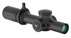 Swampfox Optics THK14241GB Tomahawk II Black 1-4x24mm 30mm Tube BDC Green Reticle Swampfox Optics THK14241GB Tomahawk II Black 1-4x24mm 30mm Tube BDC Green Reticle