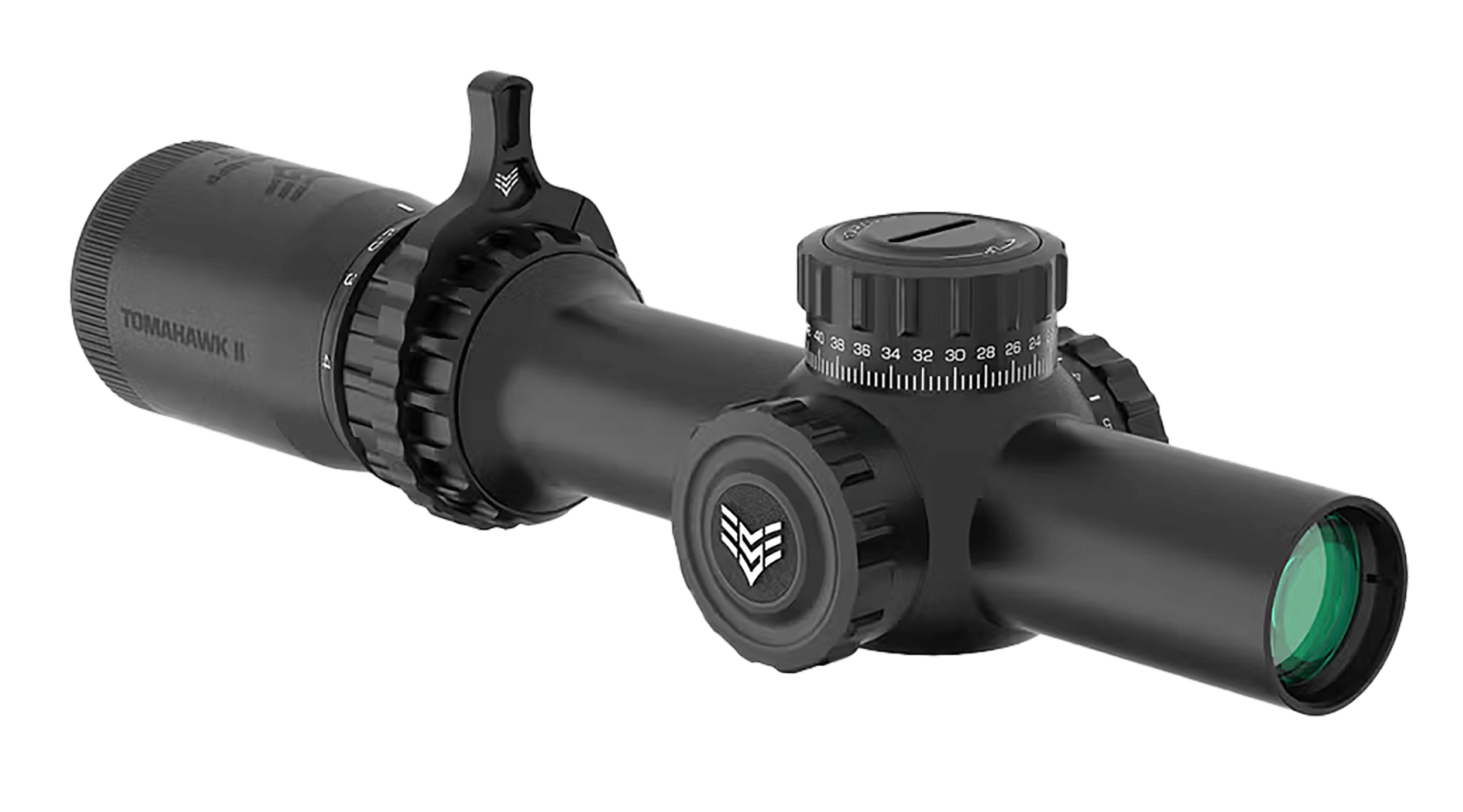 Swampfox Optics THK14241RB Tomahawk II Black 1-4x24mm 30mm Tube BDC Red Reticle Swampfox Optics THK14241RB Tomahawk II Black 1-4x24mm 30mm Tube BDC Red Reticle