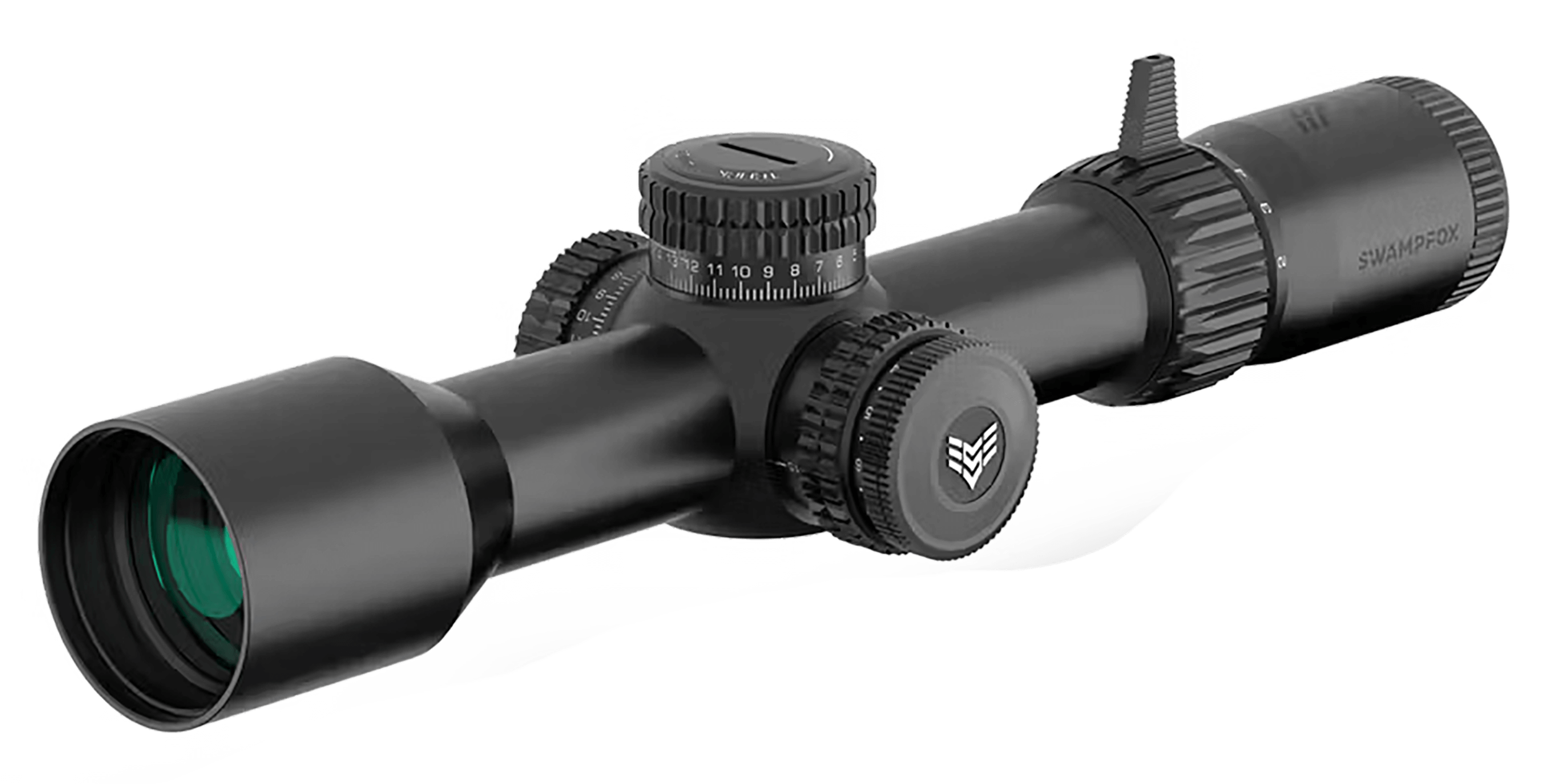 Swampfox Optics TWK525563M Warhawk Black 5-25x56mm 34mm Tube Sharpshooter MOA Reticle Swampfox Optics TWK525563M Warhawk Black 5-25x56mm 34mm Tube Sharpshooter MOA Reticle