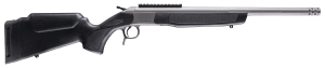 CVA CR4441S Scout Takedown 400 Legend 1rd 22″ Stainless Fluted Threaded Barrel  Stainless Steel Receiver w/Picatinny Rail  Adj Comb & LOP Black Synthetic Stock