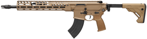 Sig Sauer RMCX762R16BIR MCX Spear LT IR 7.62x39mm 28+1 16" Black FNC Threaded Barrel GEN II NiR FDE Cerakote Picatinny Rail Alloy Steel Receiver M-LOK Handguard Adj Folding Telescoping Flat Dark Earth Polymer Stock AR Compatible Reduced Angle Grip