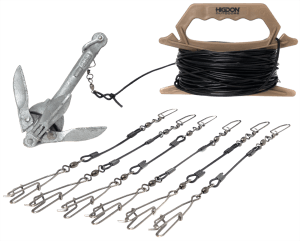 Higdon Outdoors 30340 Battleship Jerk Rig PVC Coated Steel Higdon Outdoors 30340 Battleship Jerk Rig PVC Coated Steel
