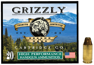 Grizzly Ammo GC38A1 380ACP+P 90gr Jacketed Hollow Point 20 Per Box/10 Case Grizzly Ammo GC38A1 380ACP+P 90gr Jacketed Hollow Point 20 Per Box/10 Case