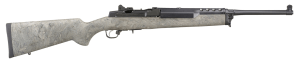 Ruger 5877 Mini-14 Tactical GunStuff Exclusive 5.56x45mm NATO 5+1 18.50″ Barrel  Blued Drilled & Tapped Receiver  Exclusive Hogue Ghillie Green Stock Includes Picatinny Rail  2 Magazines  Scope Rings