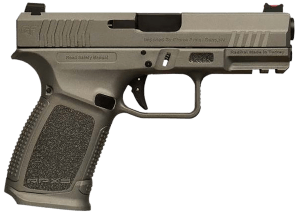 Gforce Arms GFRPX3C9TG Exodus  9mm Luger 15+1 4.02″ Black Steel Barrel  Tactical Gray Cerakote Serrated Steel Slide  Tactical Gray Polymer Frame w/Accessory Rail  Textured Grip
