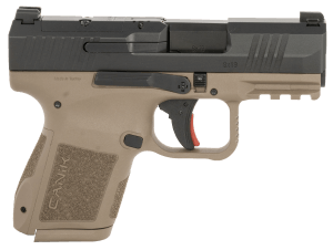 Canik HG7651CABDN Mete MC9 *CA Compliant Micro-Compact Frame 9mm Luger 10+1 3.18ā³ Steel Barrel Black Cerakote Optic Ready/Serrated Steel Slide Flat Dark Earth Polymer Frame w/Picatinny Rail Textured Grip Canik HG7651CABDN Mete MC9 *CA Compliant Micro-Compact Frame 9mm Luger 10+1 3.18ā³ Steel Barrel Black Cerakote Optic Ready/Serrated Steel Slide Flat Dark Earth Polymer Frame w/Picatinny Rail Textured Grip