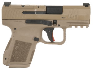 Canik HG7651CADN Mete MC9 *CA Compliant Micro-Compact Frame 9mm Luger 10+1 3.18ā³ Steel Barrel Flat Dark Earth Cerakote Optic Ready/Serrated Steel Slide Flat Dark Earth Polymer Frame w/Picatinny Rail Textured Grip Canik HG7651CADN Mete MC9 *CA Compliant Micro-Compact Frame 9mm Luger 10+1 3.18ā³ Steel Barrel Flat Dark Earth Cerakote Optic Ready/Serrated Steel Slide Flat Dark Earth Polymer Frame w/Picatinny Rail Textured Grip