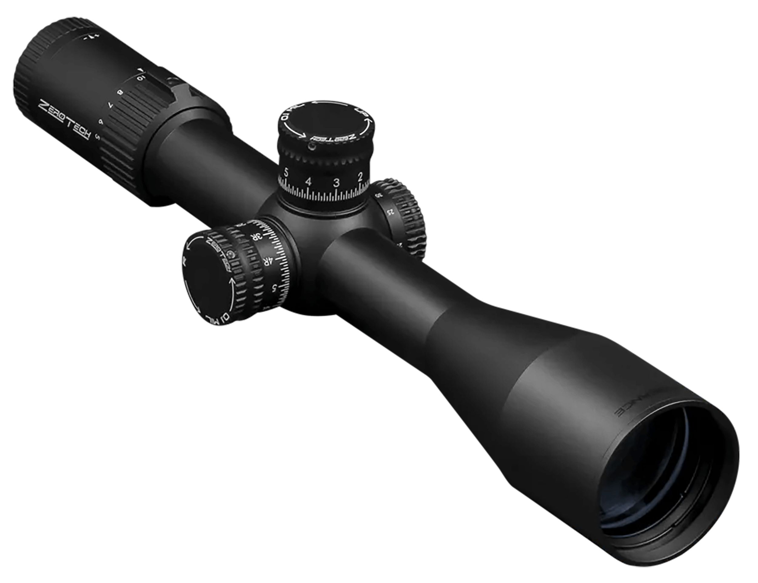Zero Tech Optics VG5256F Vengeance Black 5-25x 56mm 34mm Tube RMG Reticle Zero Tech Optics VG5256F Vengeance Black 5-25x 56mm 34mm Tube RMG Reticle