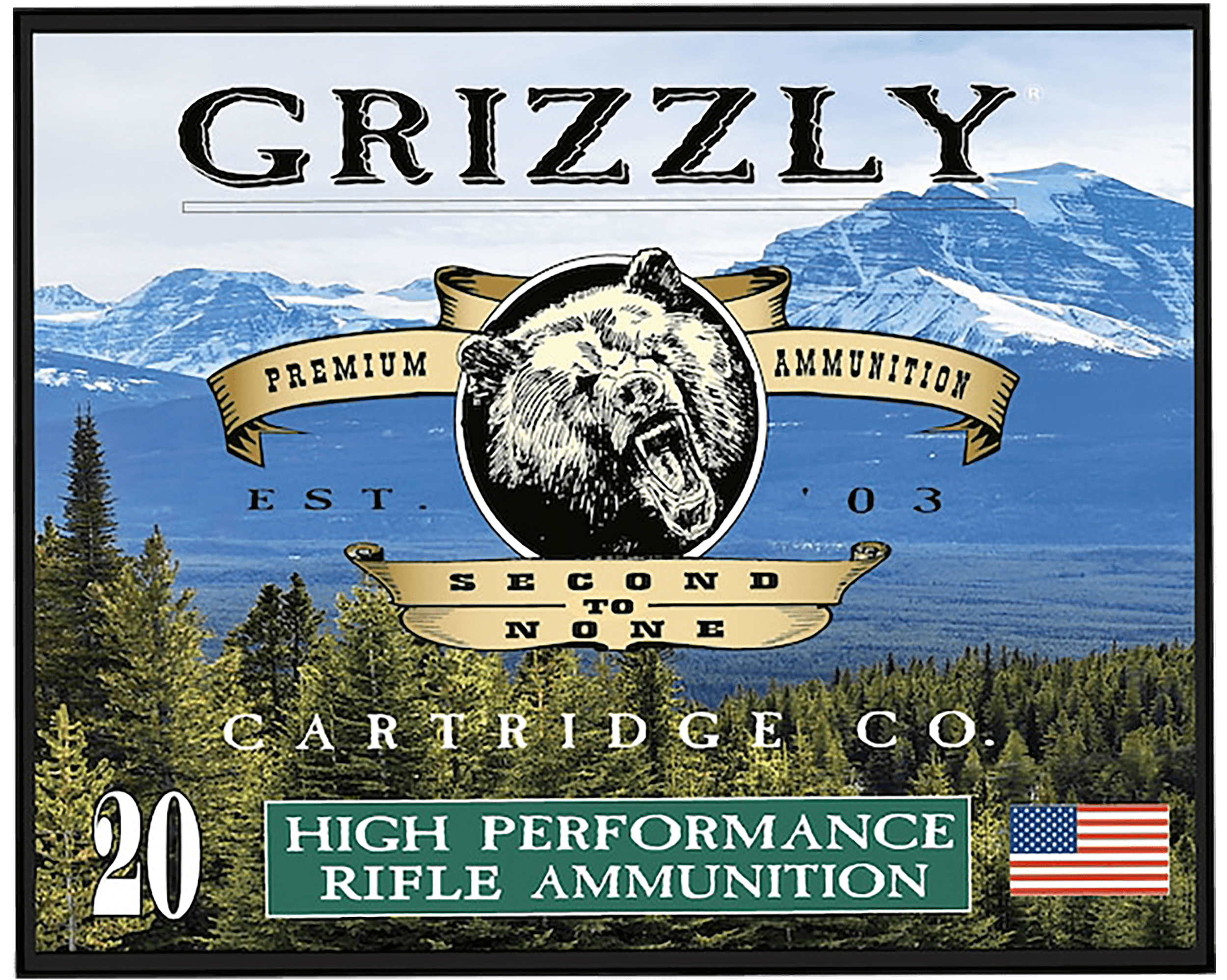 Grizzly Ammo GC357M20 357 Mag 210gr Full Metal Jacket Flat Point 20 Per Box/10 Case Grizzly Ammo GC357M20 357 Mag 210gr Full Metal Jacket Flat Point 20 Per Box/10 Case