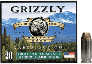 Grizzly Ammo GC4SW4 40S&W 180gr Jacketed Hollow Point 20 Per Box/10 Case Grizzly Ammo GC4SW4 40S&W 180gr Jacketed Hollow Point 20 Per Box/10 Case
