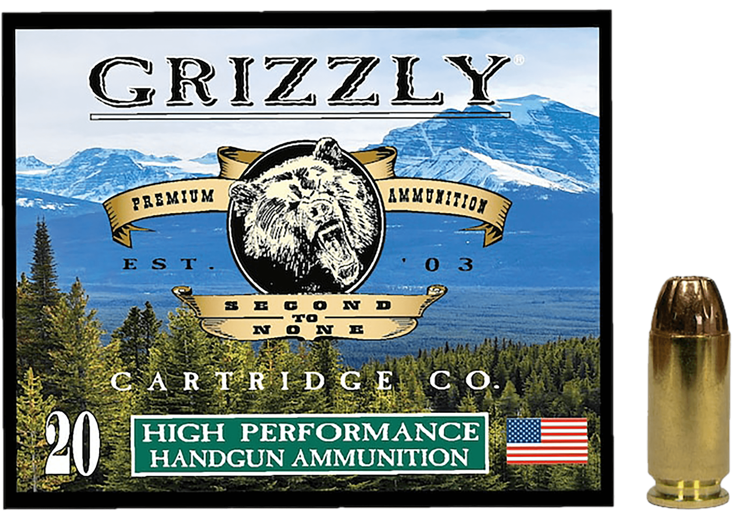 Grizzly Ammo GC4SW1 40S&W 200gr Jacketed Hollow Point 20 Per Box/10 Case Grizzly Ammo GC4SW1 40S&W 200gr Jacketed Hollow Point 20 Per Box/10 Case