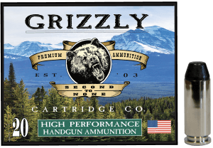 Grizzly Ammo GC10M10 10mmAuto 220gr Full Metal Jacket Flat Point 20 Per Box/10 Case Grizzly Ammo GC10M10 10mmAuto 220gr Full Metal Jacket Flat Point 20 Per Box/10 Case