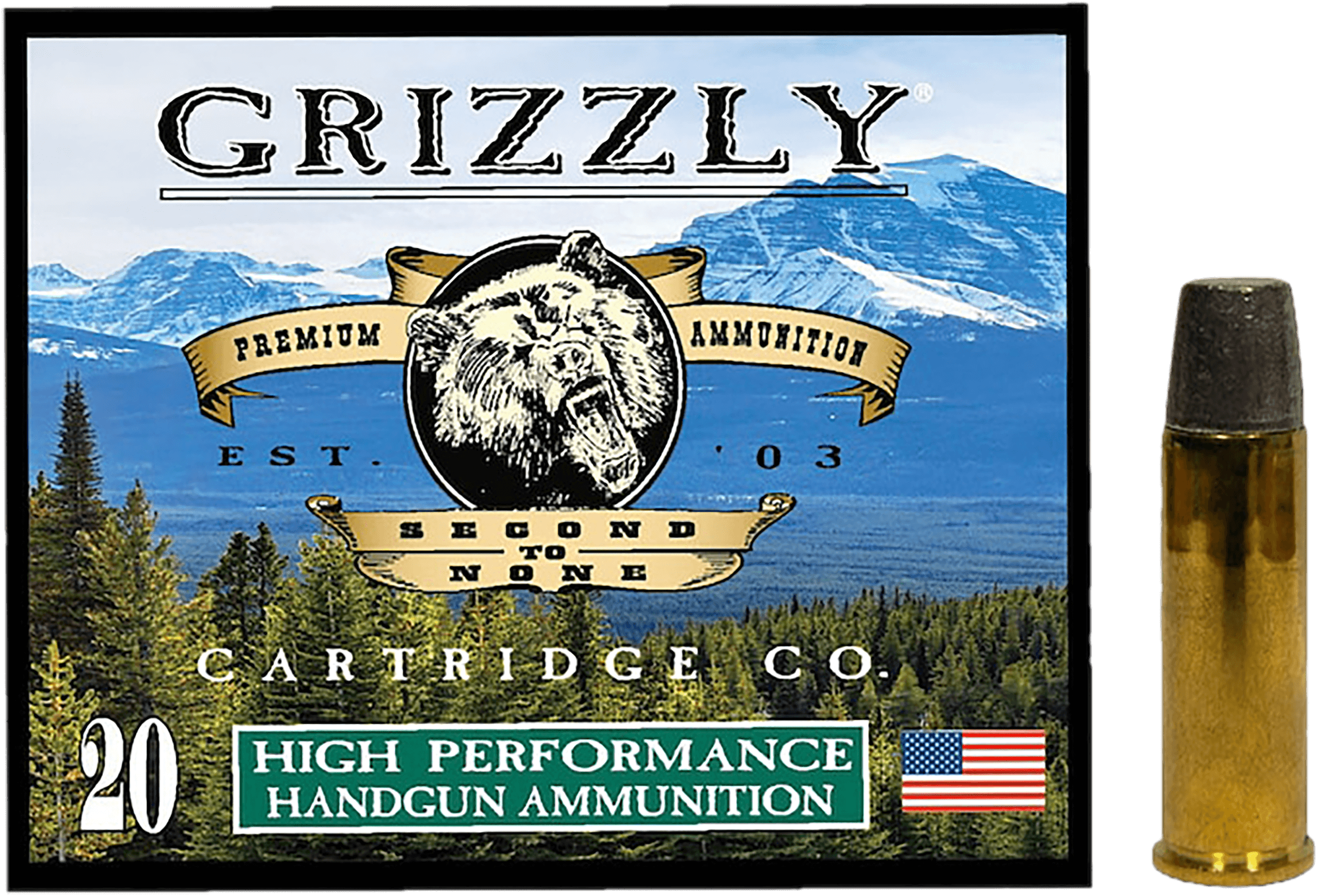 Grizzly Ammo GC41M5 41Mag 265gr Wide Flat Nose Gas Check 20 Per Box/10 Case Grizzly Ammo GC41M5 41Mag 265gr Wide Flat Nose Gas Check 20 Per Box/10 Case