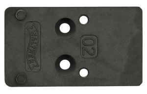 Walther Arms 5136209 Optic Plate Trijicon RCR Footprint Black Nitride Steel Fits Walther PDP 2.0