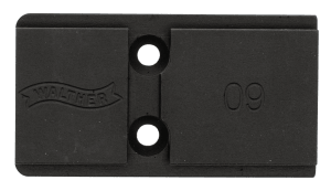 Walther Arms 5136208 Optic Plate Holosun 509T Footprint Black Nitride Steel Fits Walther PDP 2.0