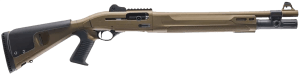 Beretta USA J131M2CTP187F 1301 Tactical C Mod 2 12 Gauge Semi-Auto 3″ 7+1 18.50″ Flat Dark Earth Steel Barrel  Flat Dark Earth Cerakote Picatinny Rail Receiver  M-LOK Handguards  Flat Dark Earth Adj Comb Synthetic Stock  Black Polymer Grip