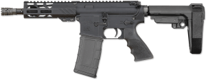 Rock River Arms BLK2132 LAR-15M  300 AAC Blackout 30+1 8" Black M-LOK Handguard  Black Aluminum Picatinny Rail Receiver  Black Polymer SB Tactical SBA3 Brace  Black Hogue Rubber Grip