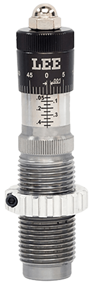 Lee Precision 92221 Micrometer Bullet Seating Die Black/Clear 308 Win Rifle Firearm